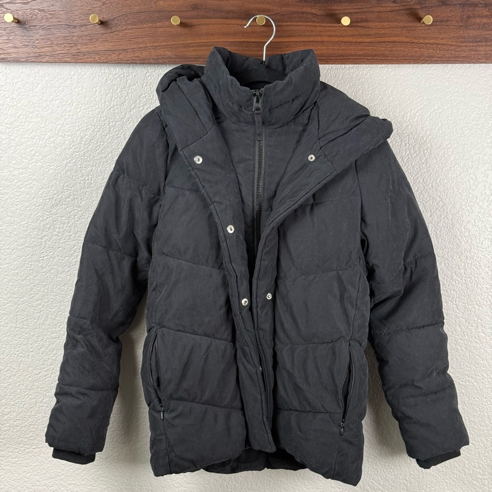 Abercrombie & Fitch Black Puffer Jacket